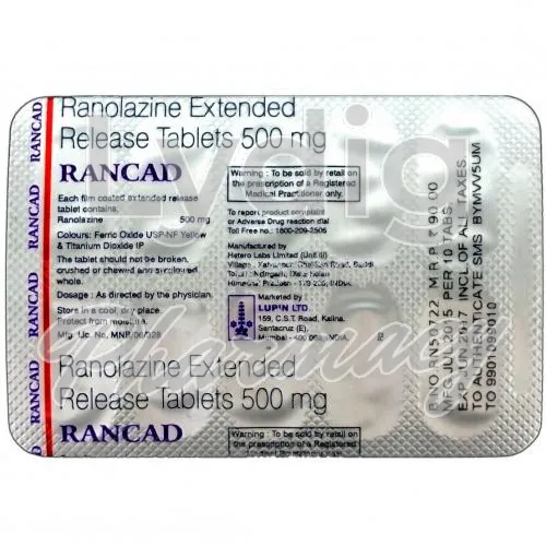 ranolazine without prescription